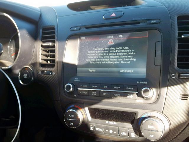 KNAFZ4A86E5057774 - 2014 KIA FORTE EX 银色 照片 9