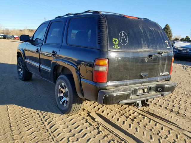 1CKEK13Z23R104316 - 2003 GMC YUKON BLACK photo 3