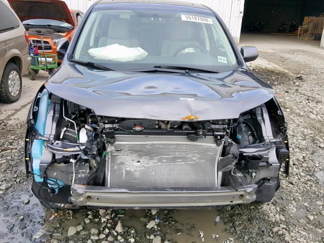 2HKRM4H55GH691848 - 2016 HONDA CR-V EX GRAY photo 9