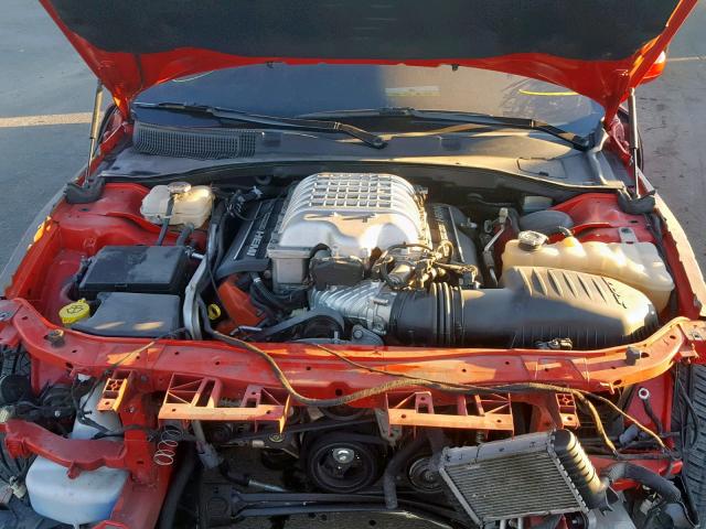 2C3CDXL9XGH199833 - 2016 DODGE CHARGER SR RED photo 7