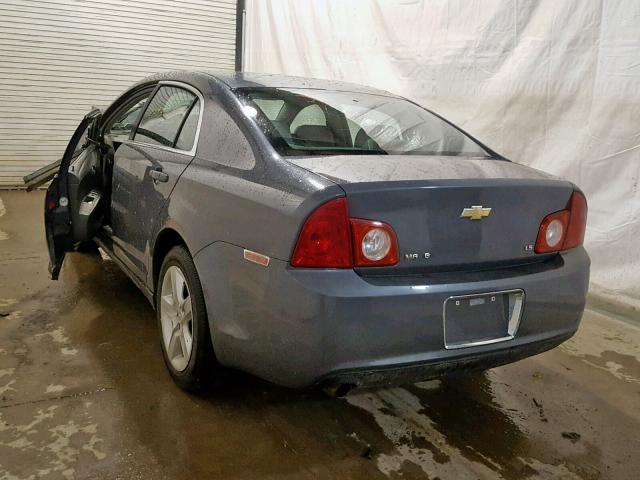 1G1ZG57B994109840 - 2009 CHEVROLET MALIBU LS GRAY photo 3