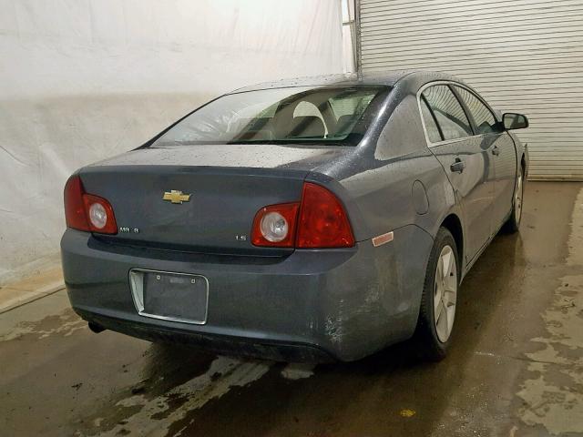 1G1ZG57B994109840 - 2009 CHEVROLET MALIBU LS GRAY photo 4