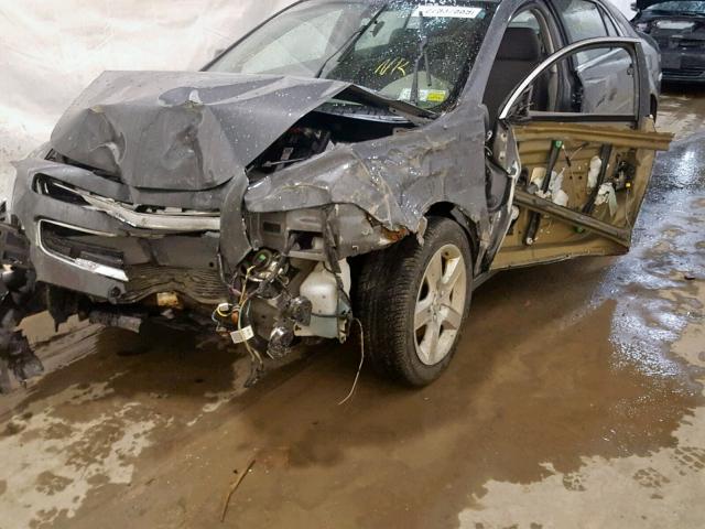 1G1ZG57B994109840 - 2009 CHEVROLET MALIBU LS GRAY photo 9