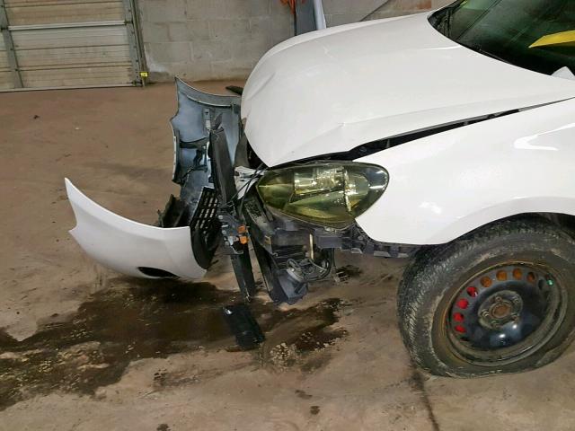 WVWAB7AJXCW043003 - 2012 VOLKSWAGEN GOLF 白色 照片 9