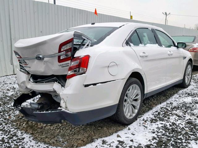 1FAHP2F83JG103256 - 2018 FORD TAURUS LIM WHITE photo 4