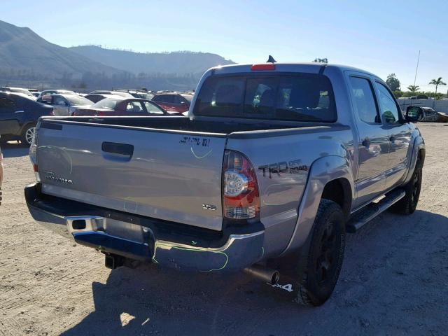 5TFLU4EN1EX105271 - 2014 TOYOTA TACOMA DOU 银色 照片 3