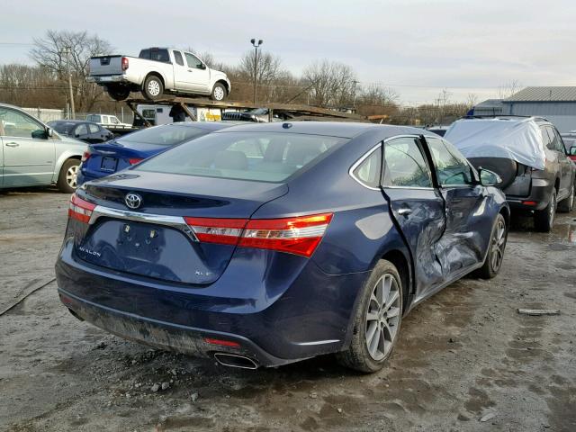 4T1BK1EB4EU090445 - 2014 TOYOTA AVALON BAS BLUE photo 4