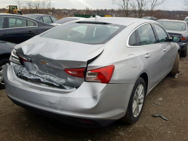 1G1ZD5ST7JF270110 - 2018 CHEVROLET MALIBU LT SILVER photo 4