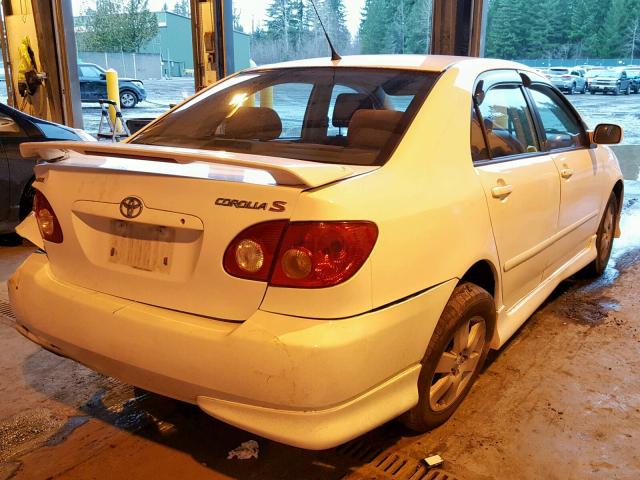 1NXBR32EX4Z271716 - 2004 TOYOTA COROLLA CE WHITE photo 4