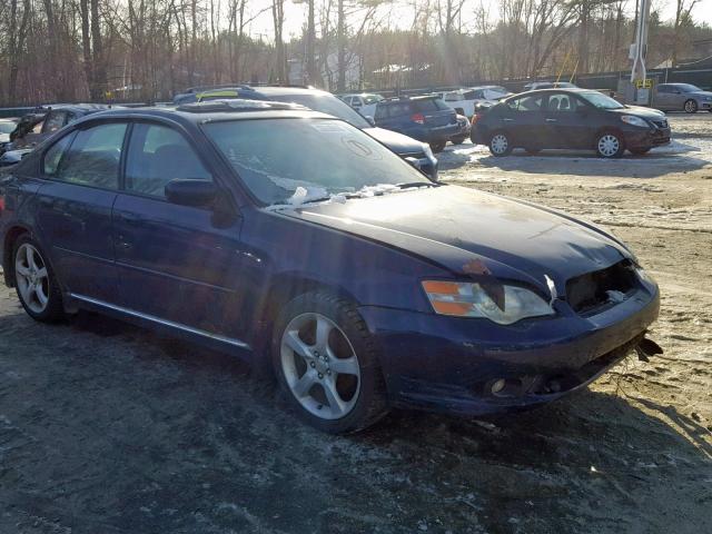 4S3BL616X76205080 - 2007 SUBARU LEGACY 2.5 BLUE photo 1