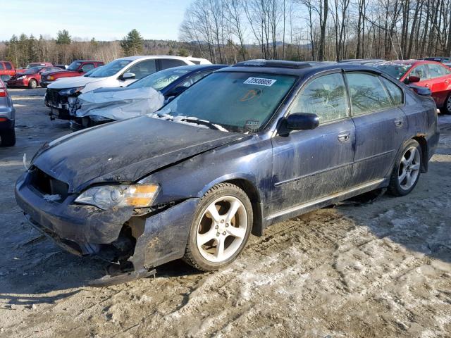 4S3BL616X76205080 - 2007 SUBARU LEGACY 2.5 BLUE photo 2