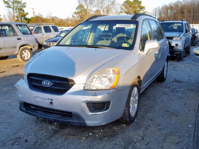 KNAFG526287182983 - 2008 KIA RONDO LX SILVER photo 2