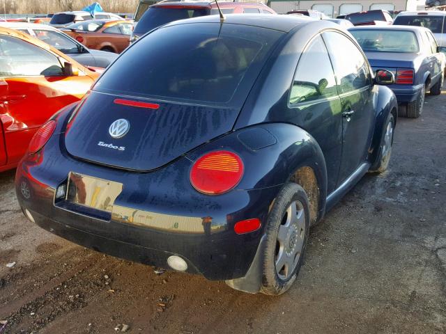 3VWCB21C71M438652 - 2001 VOLKSWAGEN NEW BEETLE 黑色 照片 4
