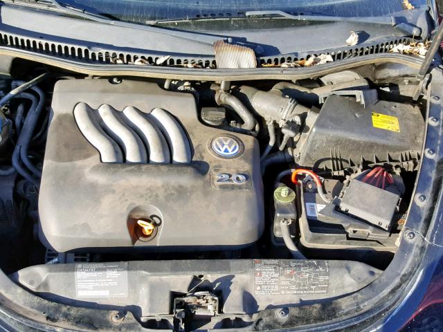 3VWCB21C71M438652 - 2001 VOLKSWAGEN NEW BEETLE 黑色 照片 7