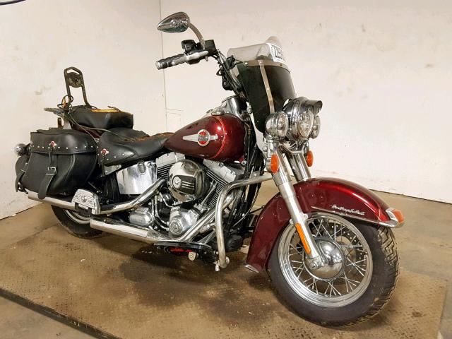 1HD1BWV13HB043894 - 2017 HARLEY-DAVIDSON FLSTC HERI BURGUNDY photo 1