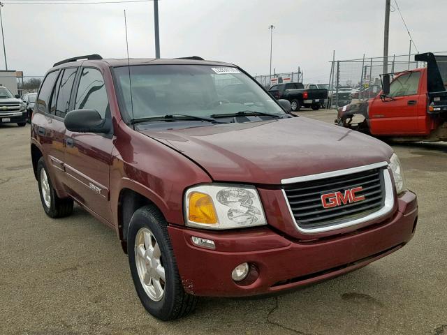 1GKDT13S542288401 - 2004 GMC ENVOY RED photo 1