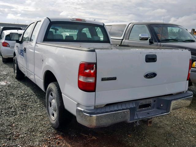 1FTRX12W15FB48169 - 2005 FORD F150 WHITE photo 3