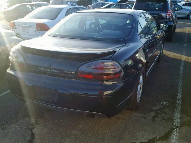 1G2WP52K22F160807 - 2002 PONTIAC GRAND PRIX BLACK photo 4