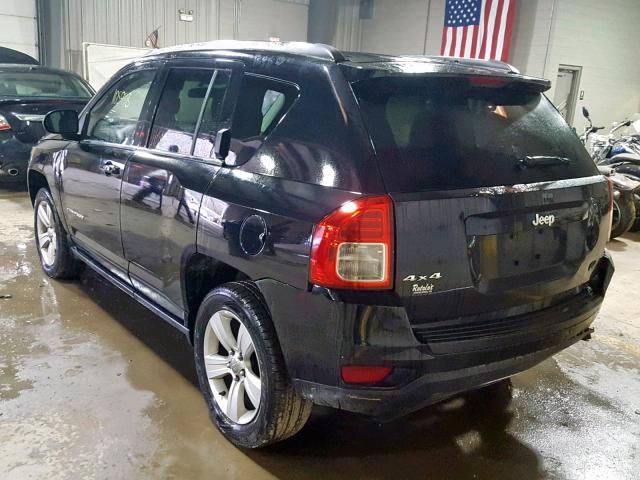 1C4NJDBB6CD588301 - 2012 JEEP COMPASS SP შავი ფოტო 3