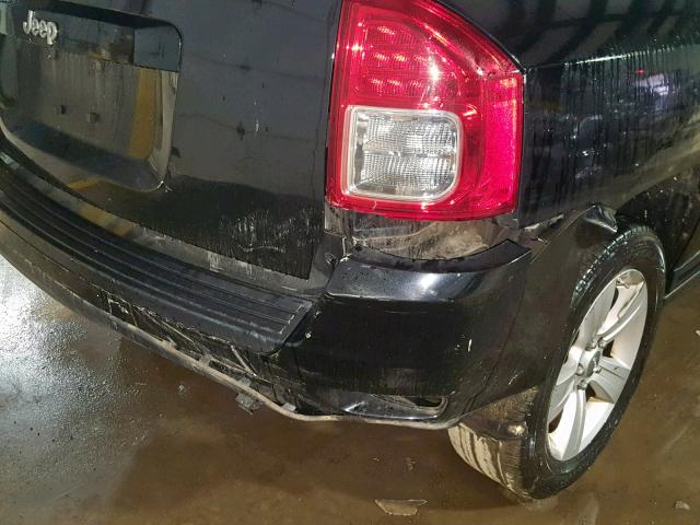 1C4NJDBB6CD588301 - 2012 JEEP COMPASS SP შავი ფოტო 9