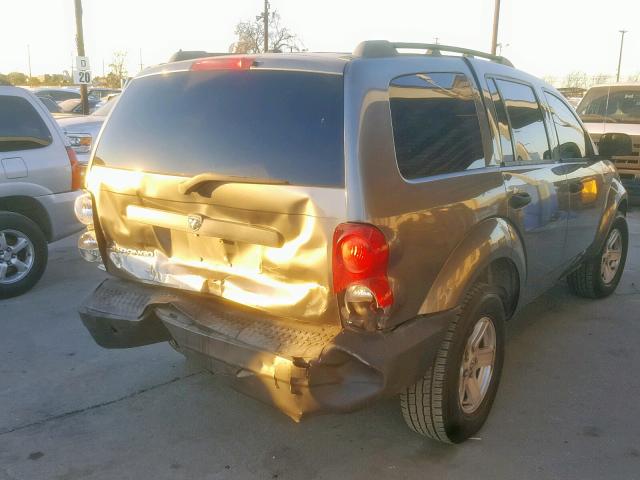 1D8HD38N57F501709 - 2007 DODGE DURANGO SX GRAY photo 4