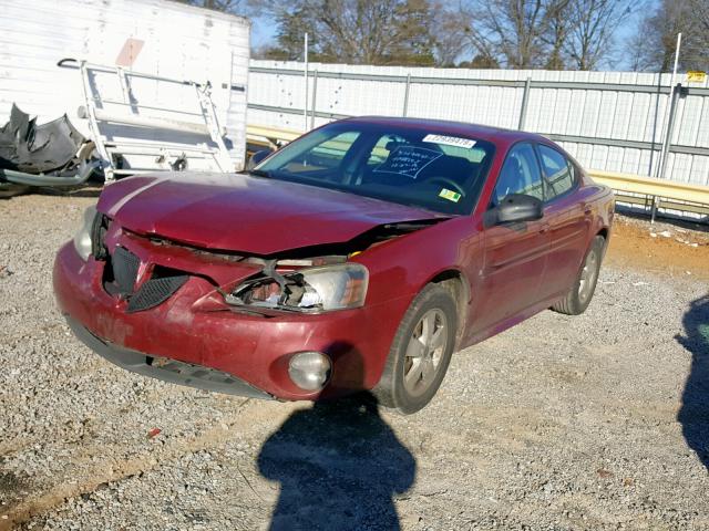 2G2WP552061115504 - 2006 PONTIAC GRAND PRIX MAROON photo 2