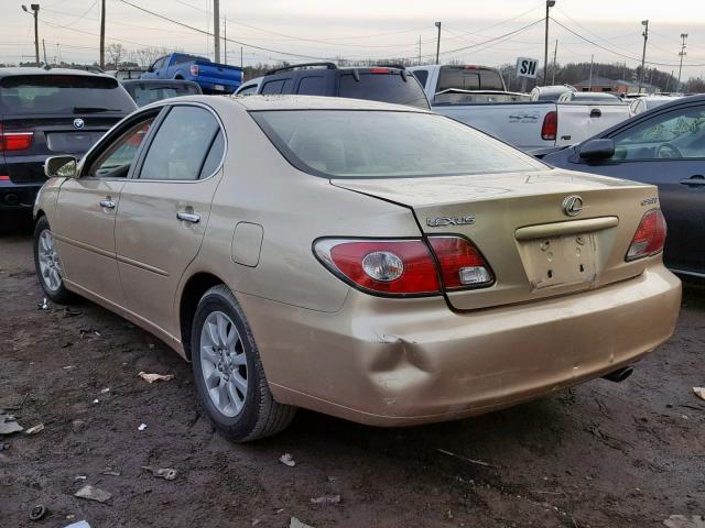 JTHBF30G030143328 - 2003 LEXUS ES 300 BROWN photo 3