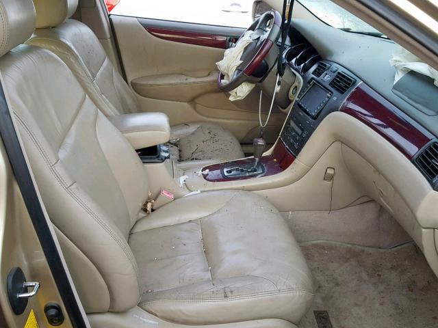 JTHBF30G030143328 - 2003 LEXUS ES 300 BROWN photo 5