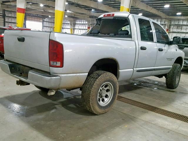 3D7KS28C05G714538 - 2005 DODGE RAM 2500 S ვერცხლისფერი ფოტო 4