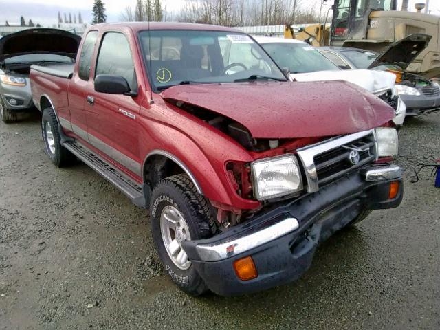 4TASM92N2WZ160309 - 1998 TOYOTA TACOMA XTR MAROON photo 1