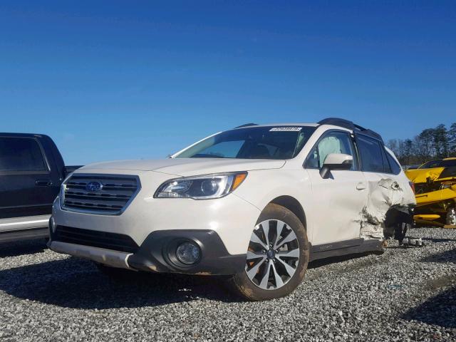 4S4BSANC6H3267175 - 2017 SUBARU OUTBACK 2. WHITE photo 2