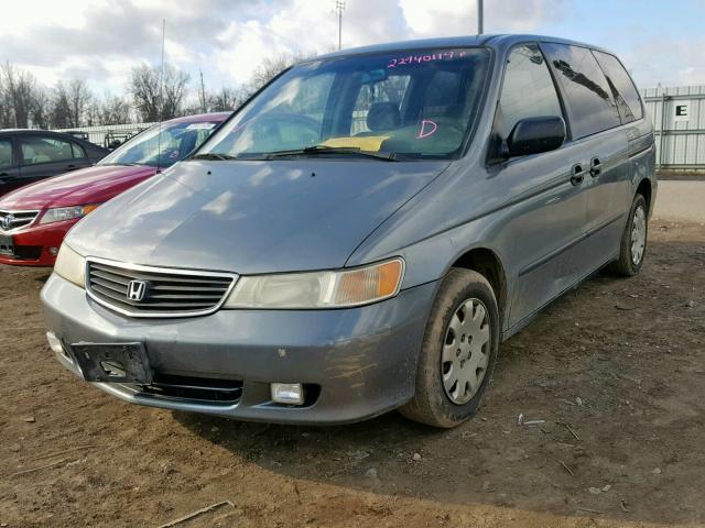 2HKRL18521H612726 - 2001 HONDA ODYSSEY LX GRAY photo 2