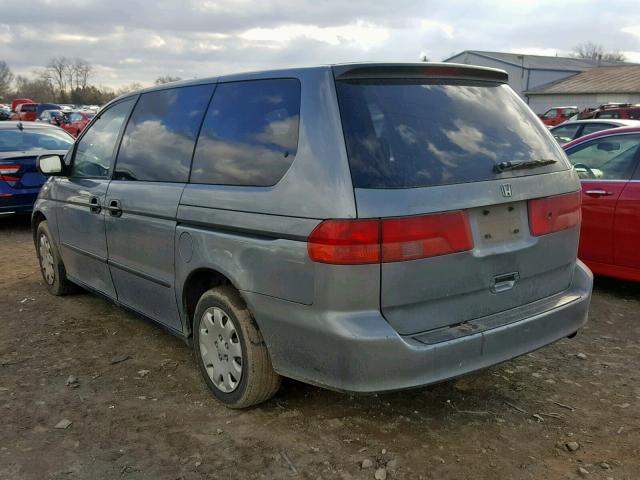 2HKRL18521H612726 - 2001 HONDA ODYSSEY LX GRAY photo 3