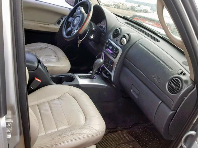 1J4GL58K32W234104 - 2002 JEEP LIBERTY LI SILVER photo 5