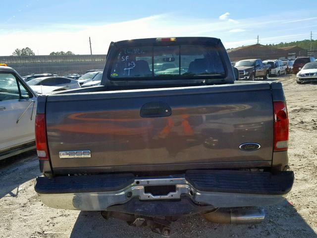 1FTSW20PX5EA19438 - 2005 FORD F250 SUPER CHARCOAL photo 9