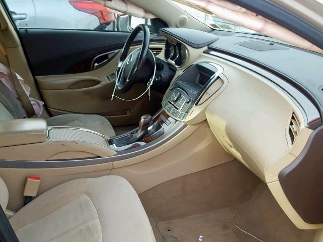 1G4GB5ER4CF166385 - 2012 BUICK LACROSSE C GOLD photo 5