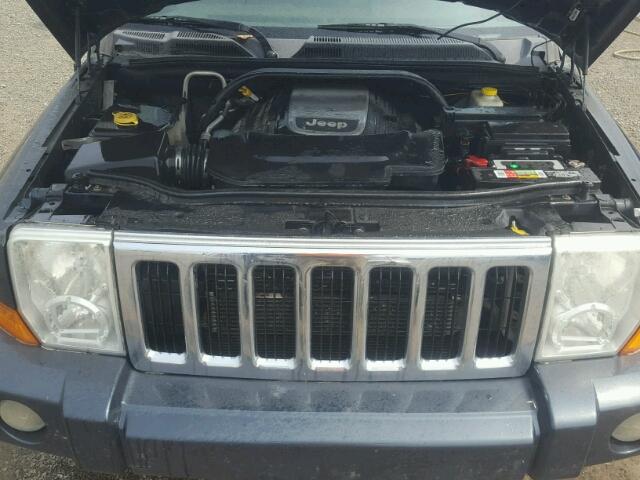 1J8HG58286C363633 - 2006 JEEP COMMANDER ნაცრისფერი ფოტო 7