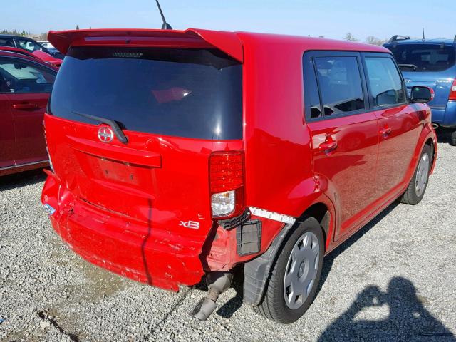 JTLZE4FE4EJ056872 - 2014 TOYOTA SCION XB წითელი ფოტო 4