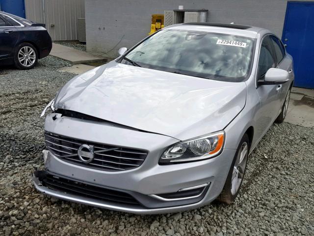 YV1612FS1E2295918 - 2014 VOLVO S60 T5 SILVER photo 2