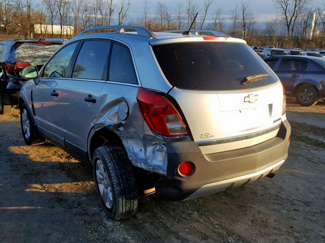 3GNAL2EK3ES558093 - 2014 CHEVROLET CAPTIVA LS SILVER photo 3