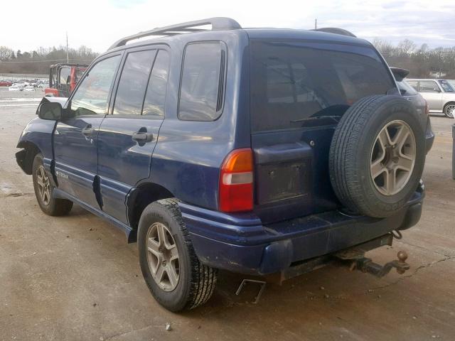 2CNBJ634846906476 - 2004 CHEVROLET TRACKER LT BLUE photo 3