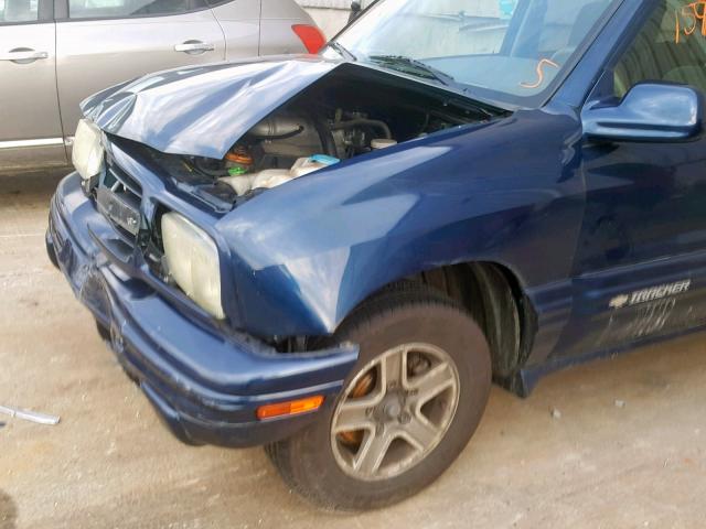 2CNBJ634846906476 - 2004 CHEVROLET TRACKER LT BLUE photo 9