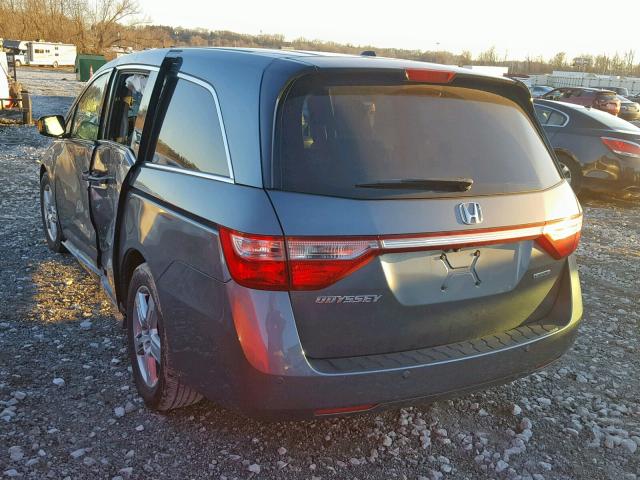 5FNRL5H95BB004810 - 2011 HONDA ODYSSEY TO GRAY photo 3