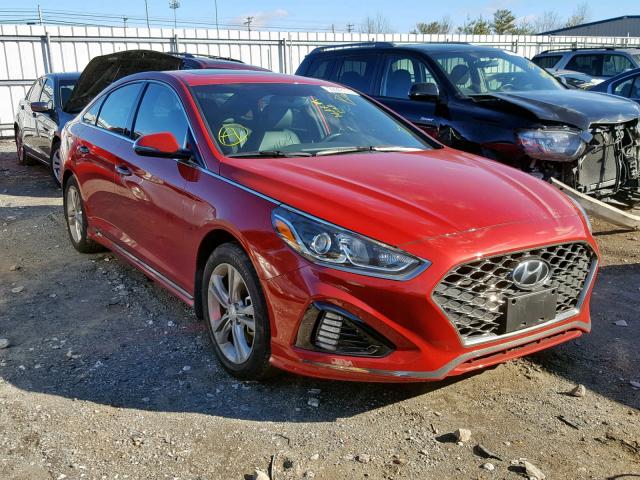 5NPE34AF0JH692000 - 2018 HYUNDAI SONATA SPO RED photo 1