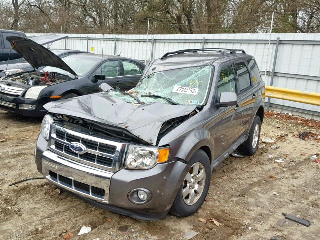 1FMCU9EG7BKB29769 - 2011 FORD ESCAPE LIM GRAY photo 2