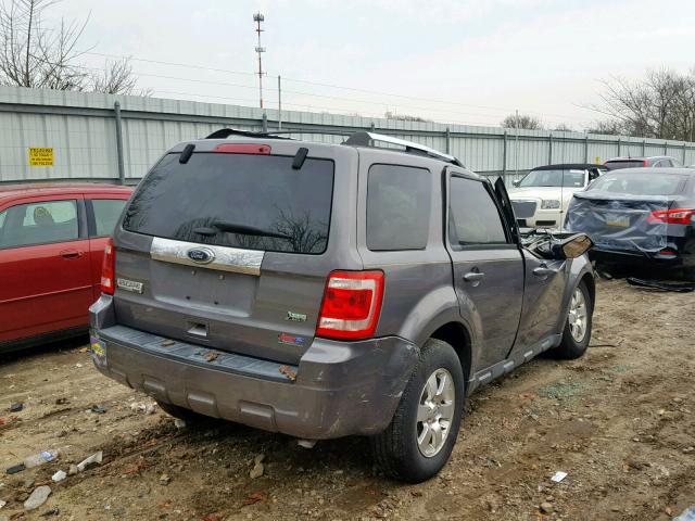 1FMCU9EG7BKB29769 - 2011 FORD ESCAPE LIM GRAY photo 4