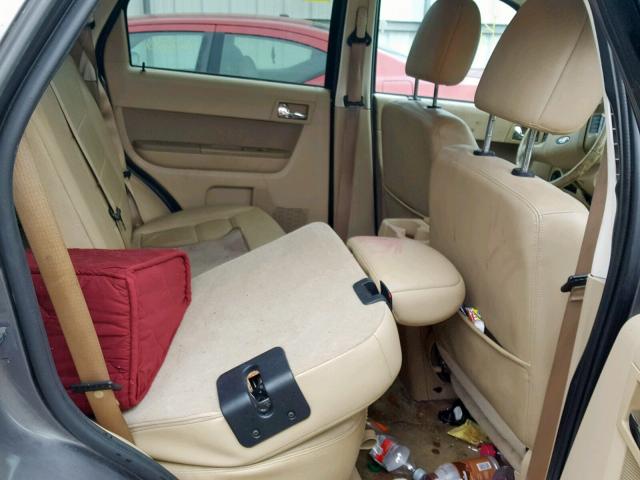 1FMCU9EG7BKB29769 - 2011 FORD ESCAPE LIM GRAY photo 6