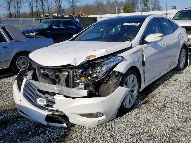 KMHFH4JG7EA382904 - 2014 HYUNDAI AZERA GLS WHITE photo 2