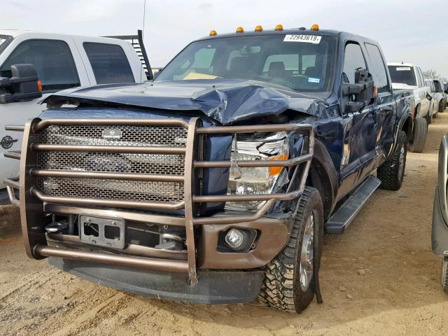 1FT7W2BT6FEA95790 - 2015 FORD F250 SUPER 蓝色 照片 2