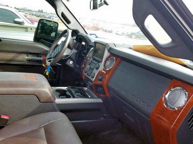 1FT7W2BT6FEA95790 - 2015 FORD F250 SUPER 蓝色 照片 5